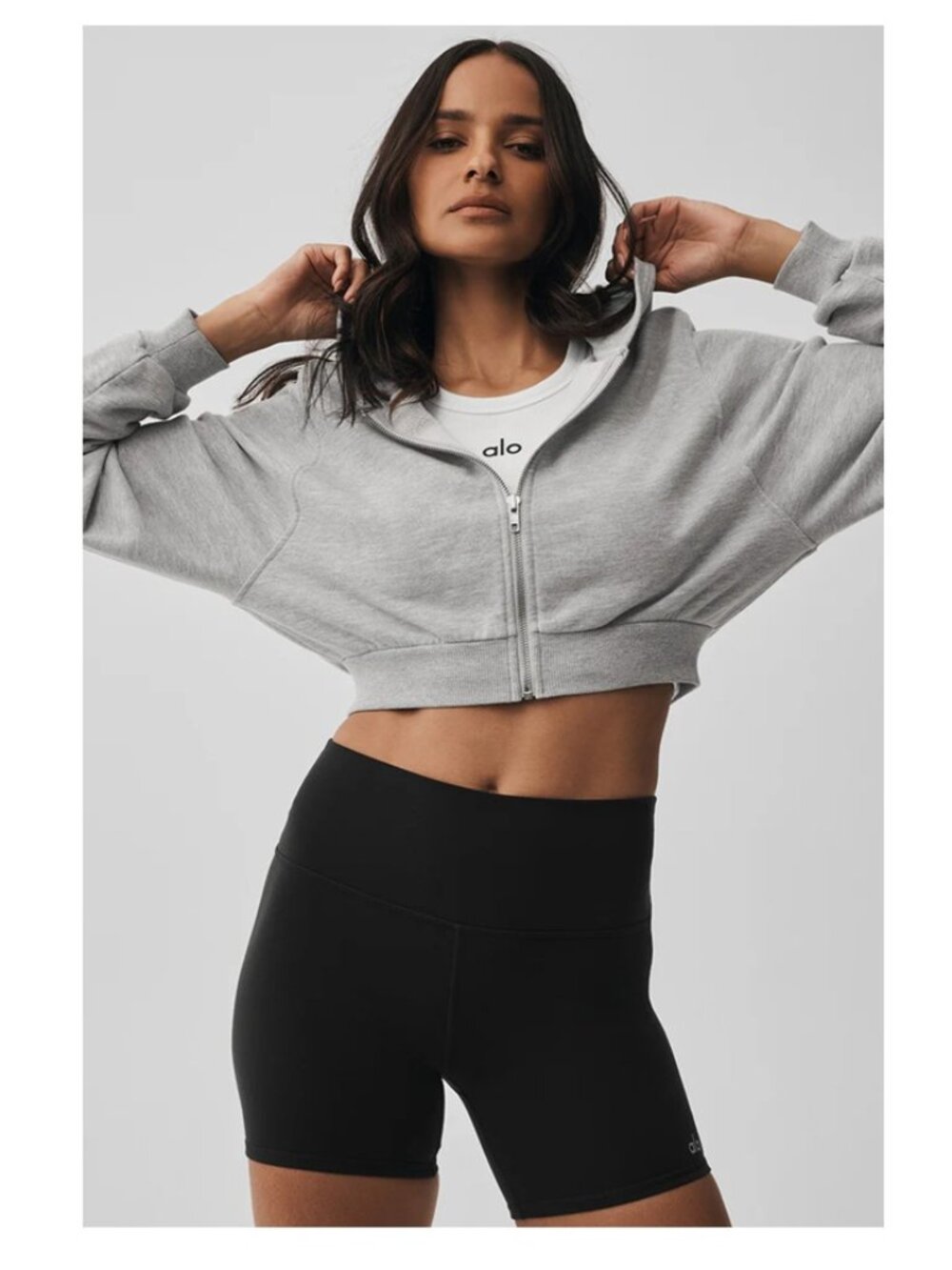 Alo Sweet Escape Zip Up Hoodie $118